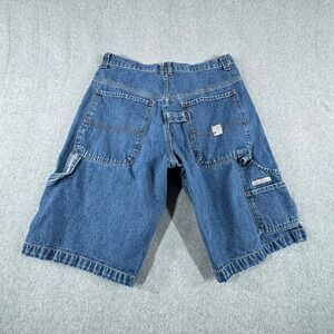 Paco Jean Shorts Men's 34 Carpenter Baggy Medium Wash Y2K